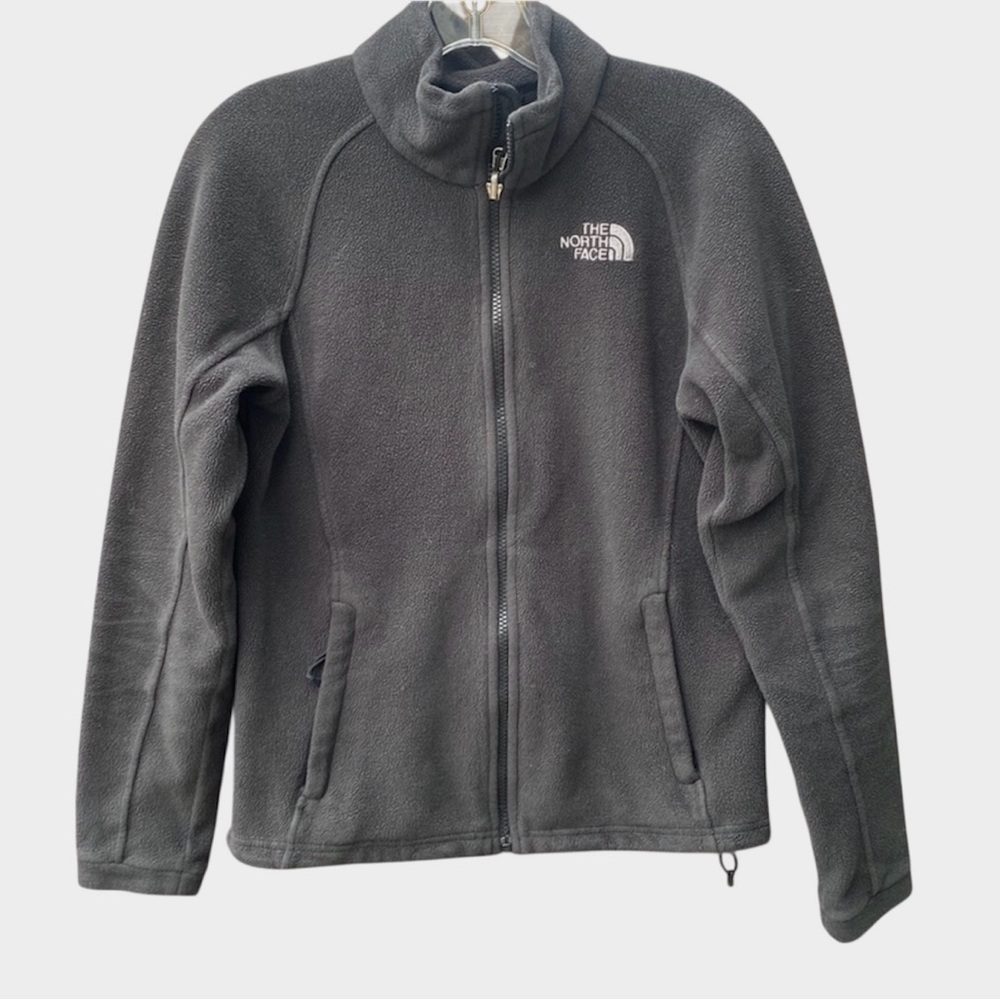 Women's The North Face Fleece Full Zip Up Black - Small
